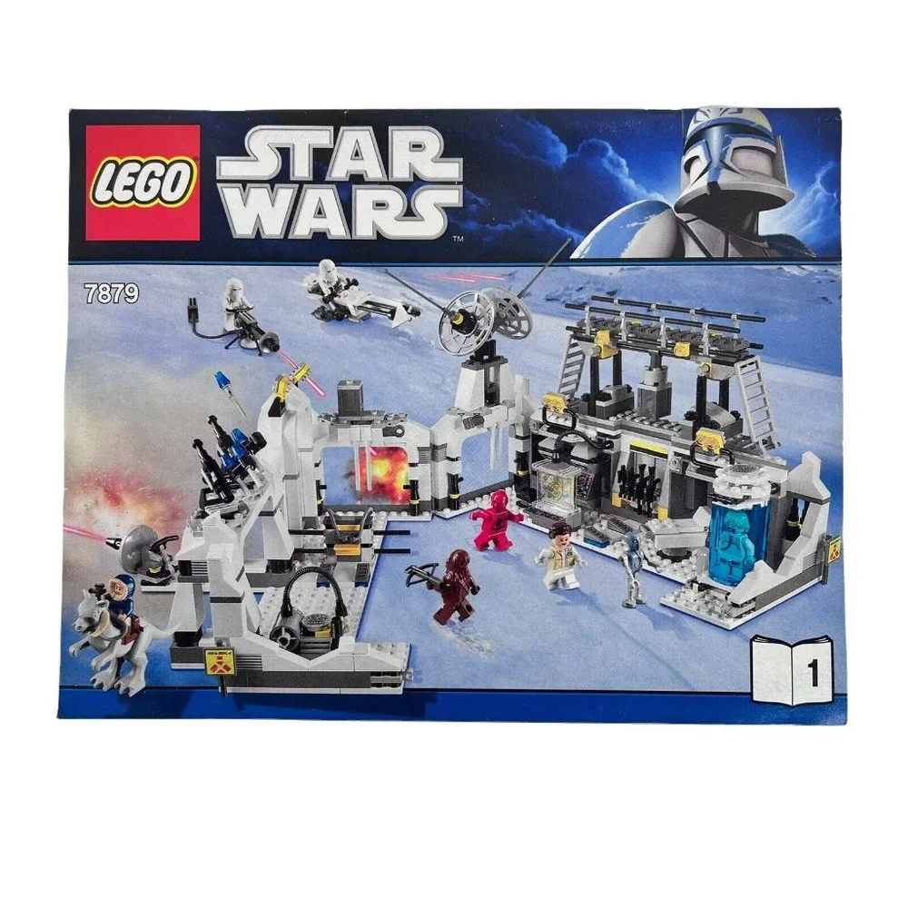 LEGO Star Wars 7879 Hoth Echo Base Instructions Only Manual 1 & 2 No Box Minifig